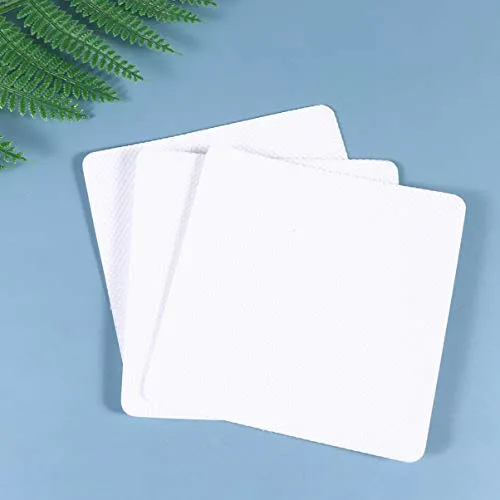 TOPBATHY 10Pcs Adesivi per Tappetino Doccia Battistrada Quadrato Antiscivolo Tappetino da Bagno Nastro per Stalle Vasca da...