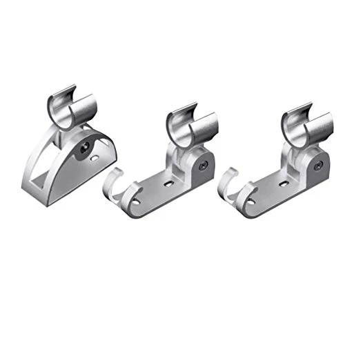 TOPBATHY 3pcs Supporto per Soffione Doccia Supporto per Soffione Alluminio Regolabile per Soffione Doccia per Bagno