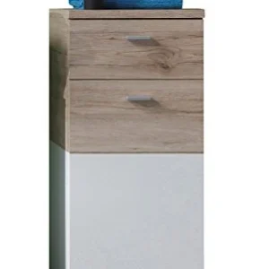 trendteam smart living Mobili, Metallo, Bianco, 36 x 81 x 31 cm