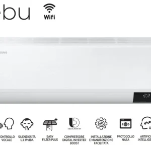 Unità Interna Parete Samsung Inverter serie CEBU 24000 Btu AR24TXFYAWKNEU R-32 Wi-Fi Integrato