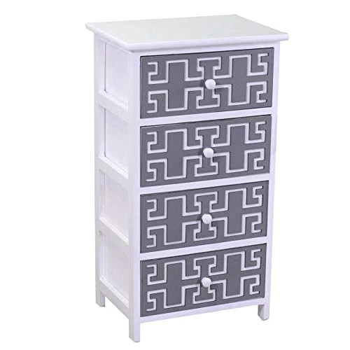 Vacchetti Gianna Mobiletto, Legno, Bianco Grigio, Grande Vacchetti Giuseppe