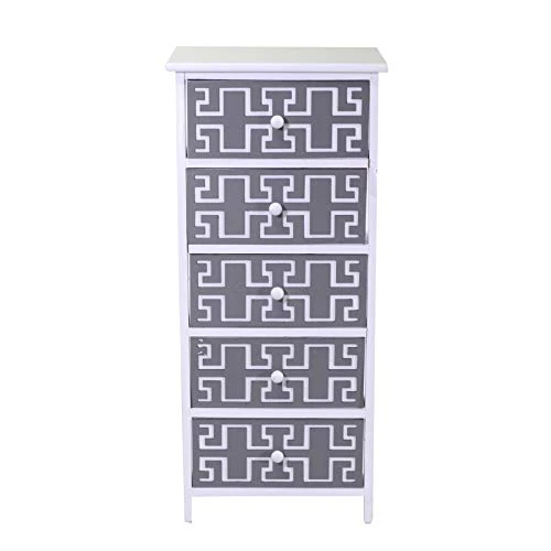 Vacchetti Gianna Mobiletto, Legno, Bianco Grigio, Grande Vacchetti Giuseppe