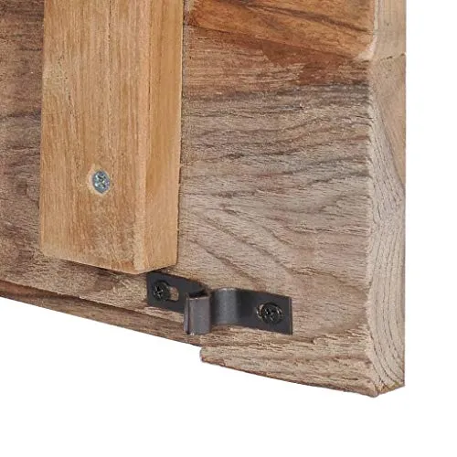 vidaXL Credenza 80x30x60 cm Legno Massello di Teak Madia Comoda Funzionale Durevole Robusta Resistente Ampia Solida Pratic...