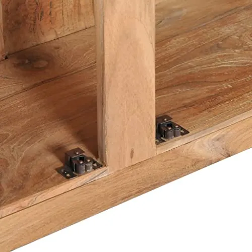 vidaXL Credenza 80x30x60 cm Legno Massello di Teak Madia Comoda Funzionale Durevole Robusta Resistente Ampia Solida Pratic...