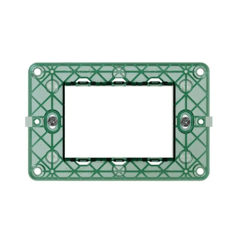 VIMAR Supporto 3 moduli con viti, serie civile 14613-1