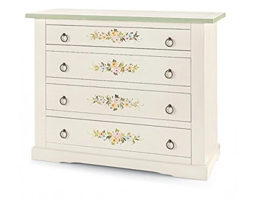 COMO_ LEGNO CON 4 CASSETTONI DA 115x50x90h Vintage Home