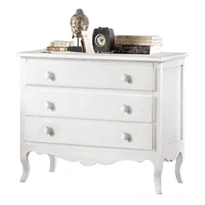 Vintage Home Como Legno Laccato Bianco 107x52x89h