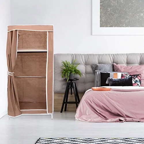 Wakauto Armadio Non Tessuto Stoffa Staccabile Armadio Guardaroba Armadio Organizzatore Vestiti per Dormitorio Casa Camera...