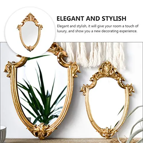WINOMO Retro Hanging Specchio Trucco di Bellezza Specchio Specchio del Bagno Specchio della Decorazione della Casa Ornamen...