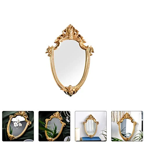 WINOMO Retro Hanging Specchio Trucco di Bellezza Specchio Specchio del Bagno Specchio della Decorazione della Casa Ornamen...