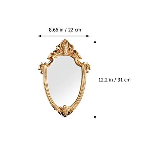 WINOMO Retro Hanging Specchio Trucco di Bellezza Specchio Specchio del Bagno Specchio della Decorazione della Casa Ornamen...