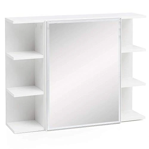 WOHNLING Wl5.754 Armadietto Pensile Legno, Bianco, 80 x 64.5 x 20 cm