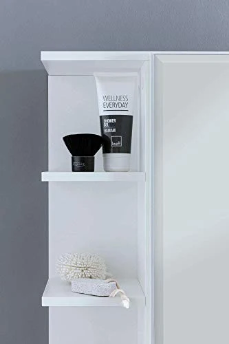 WOHNLING Wl5.754 Armadietto Pensile Legno, Bianco, 80 x 64.5 x 20 cm