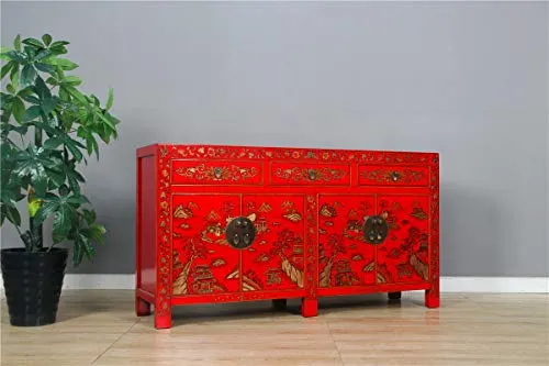 Yajutang - Meravigliosa credenza con dipinto mano