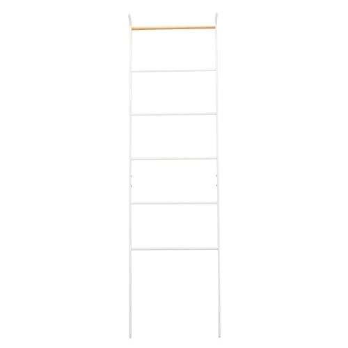 Gerson 2812 Scala Portasciugamani Metallo, Bianco, 45x24x160 cm yamazaki