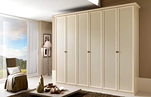 Zucca Mobili Armadio Classico 6 Ante H.248 patinato Beige