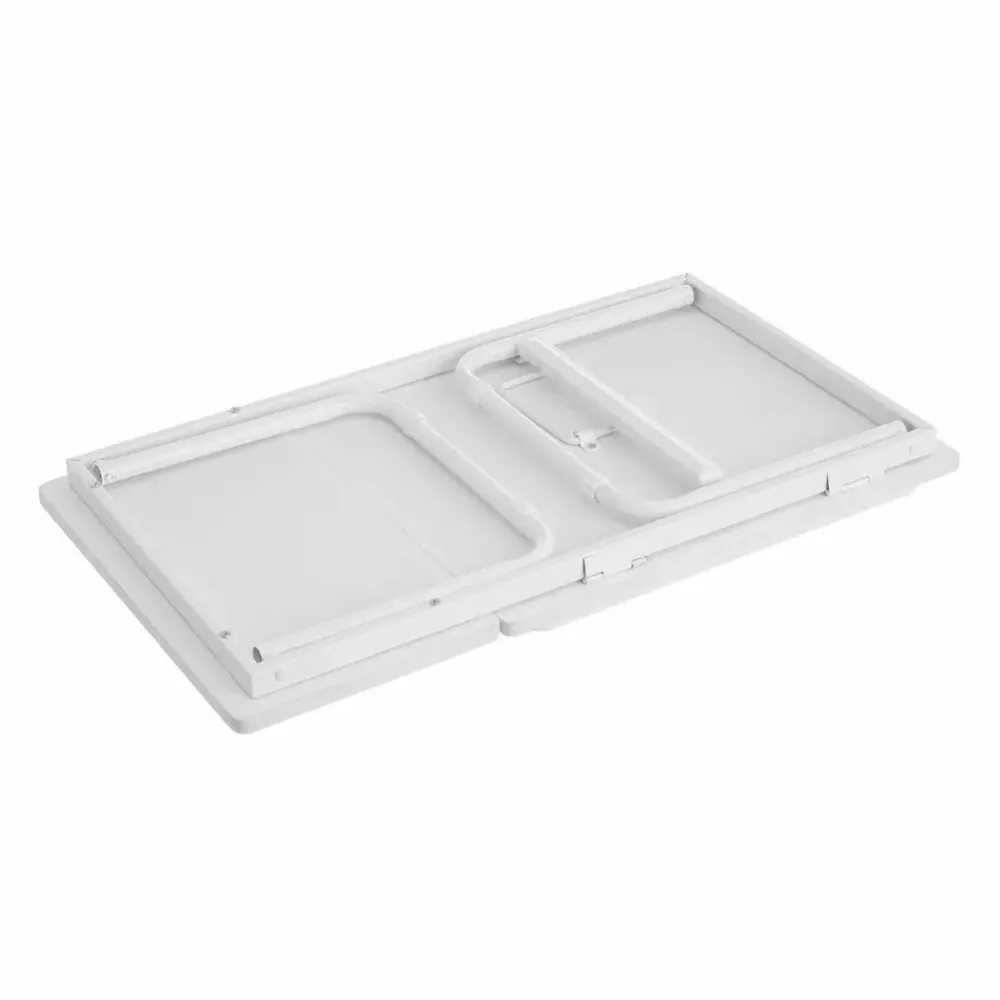 Tavolino Vassoio da Letto Divano per Notebook PC Tablet Pieghevole Leggio Bianco