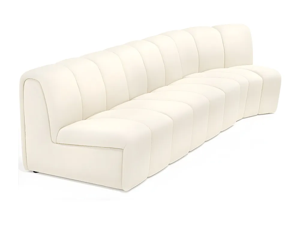 Divano Modulare - Rivestimento Bouclé - 3 Moduli - Herridon II con Integrazione IFTTT