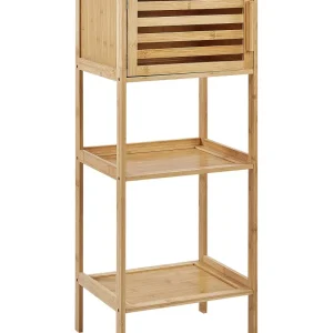 Armadietto da bagno legno di bambù chiaro BECKLEY
