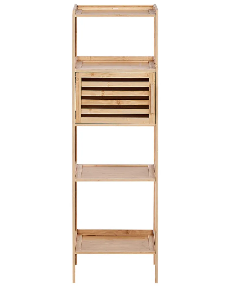 Armadietto bagno legno di bambù chiaro LAFAYETTE