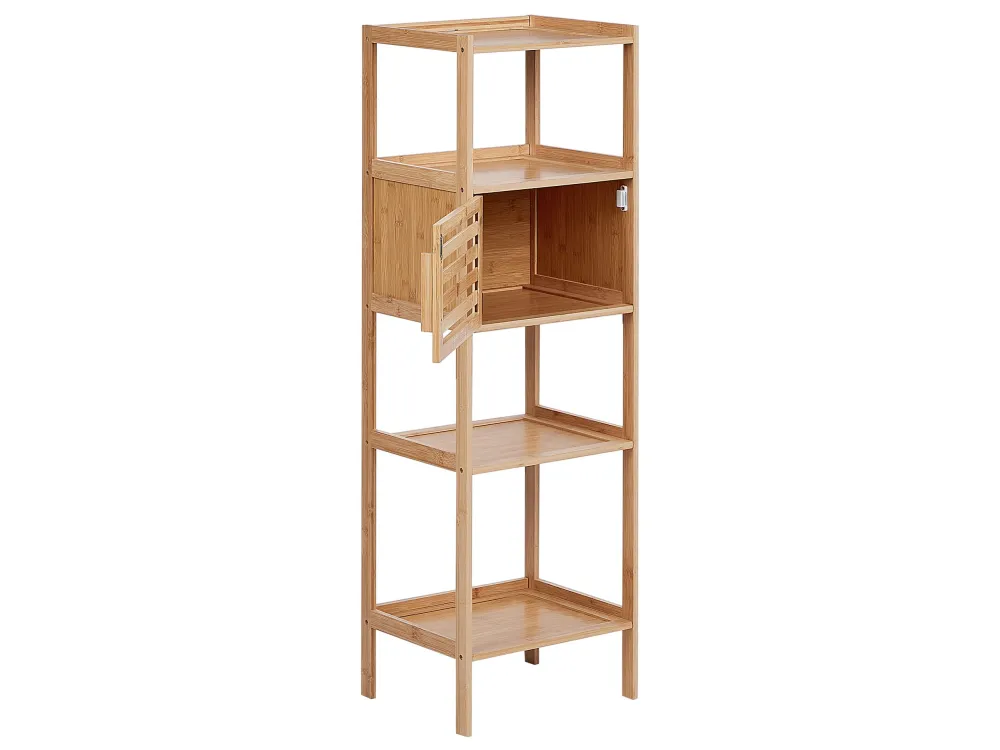 Armadietto bagno legno di bambù chiaro LAFAYETTE