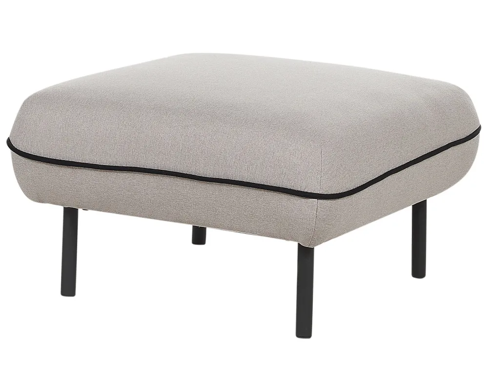Ottomano tessuto grigio chiaro TONSBERG