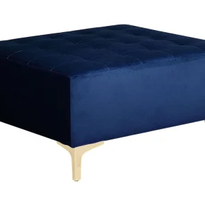 Ottomano velluto blu marino ABERDEEN