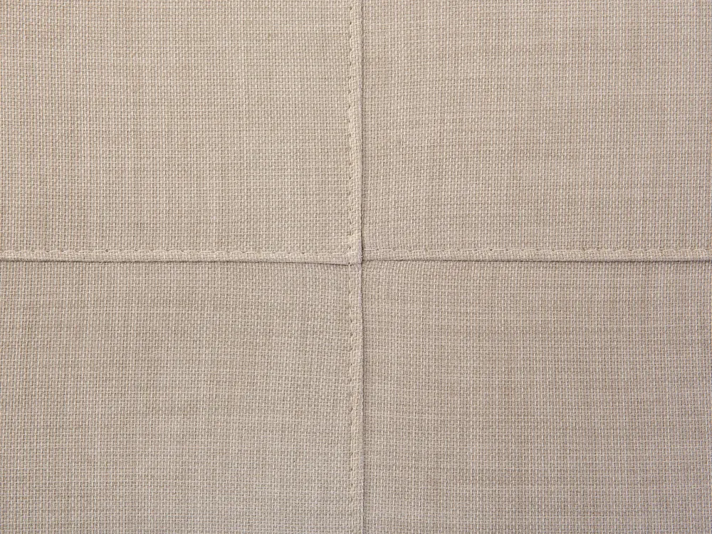 Pouf poggiapiedi ottomano tessuto beige OSLO