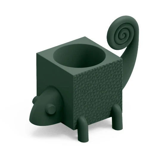 Portavaso per Esterno Verde Smeraldo Camaleonte Fera Cama Deep - Lyxo