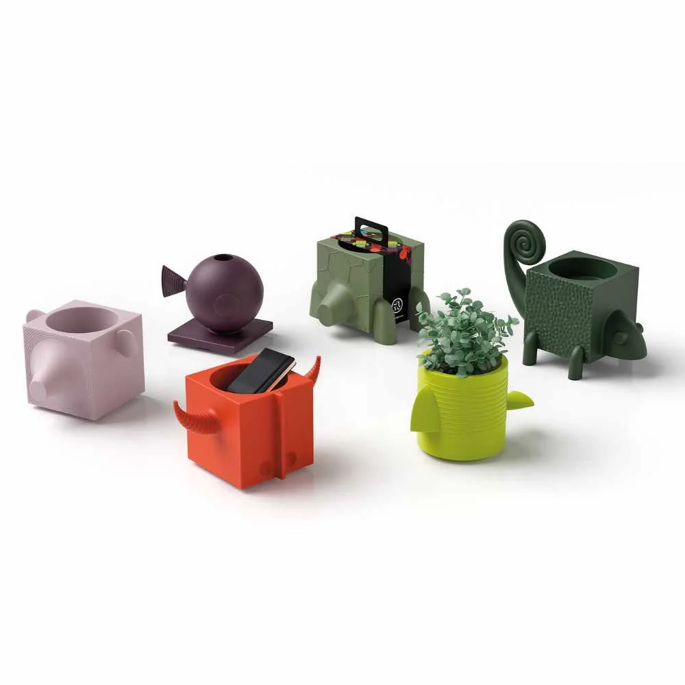 Portavaso per Esterno Verde Smeraldo Camaleonte Fera Cama Deep - Lyxo