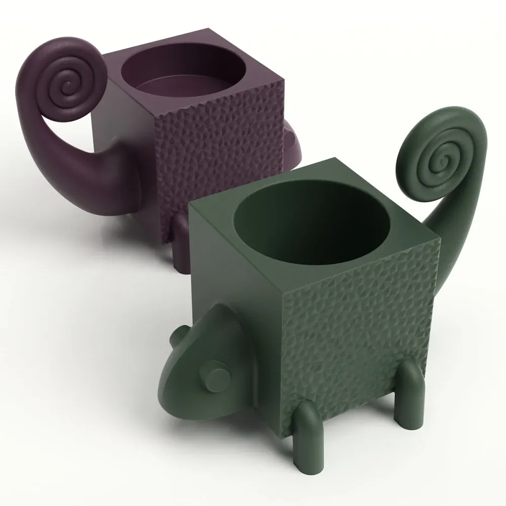 Portavaso per Esterno Viola Ametista Camaleonte Fera Cama Deep - Lyxo