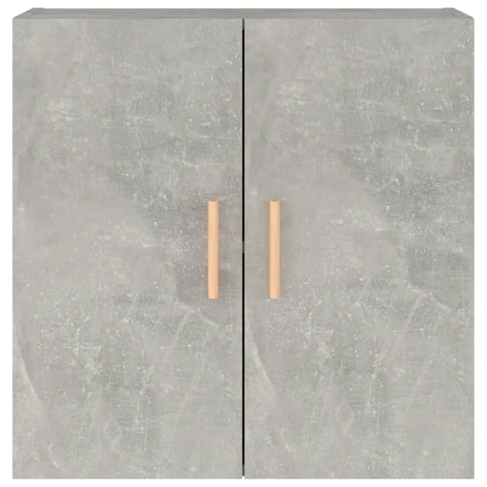 Armadietto Muro Grigio Cemento 60x30x60 cm Legno Multistrato