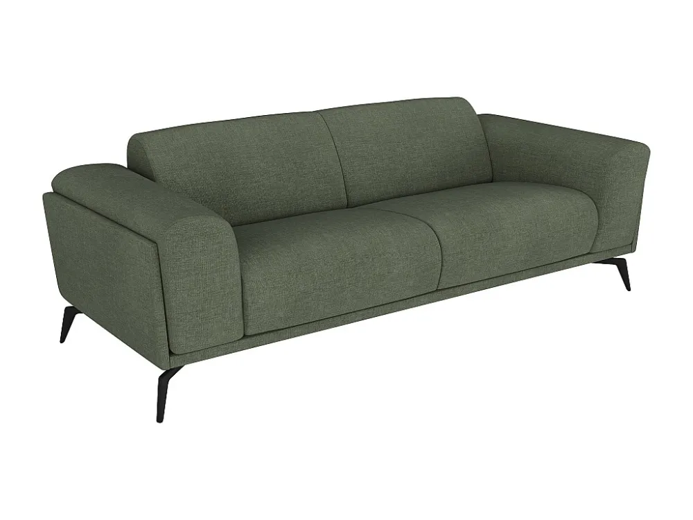 Divano 3 posti di design Tessuto colore Verde - VUSARI