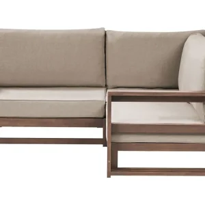 Divano da giardino TIMOR Legno d'acacia certificato FSC® Legno cupo Reversibile
