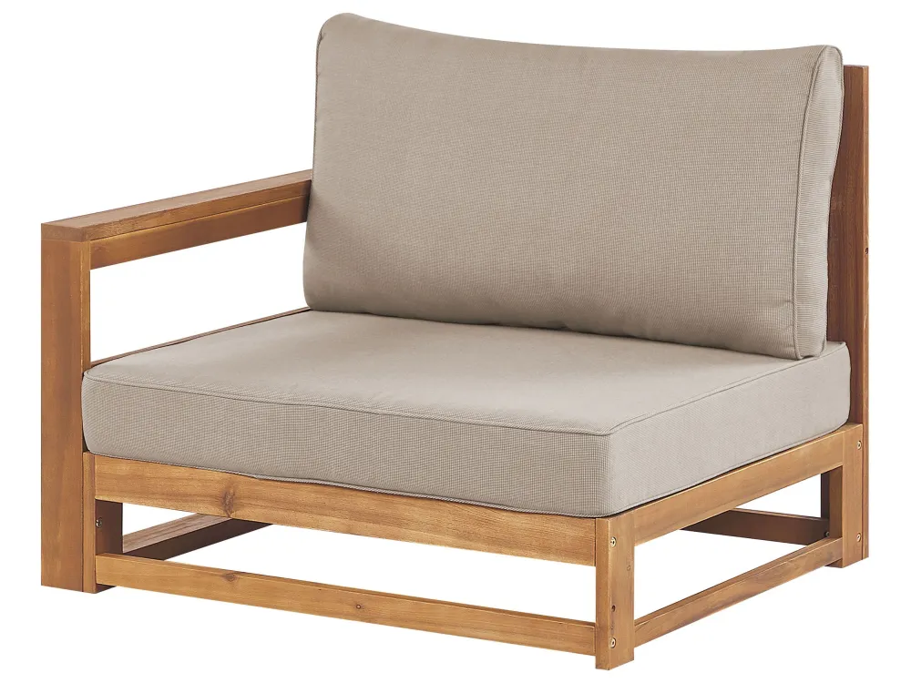 Divano da giardino TIMOR Legno d'acacia certificato FSC® Legno trasparente Reversibile