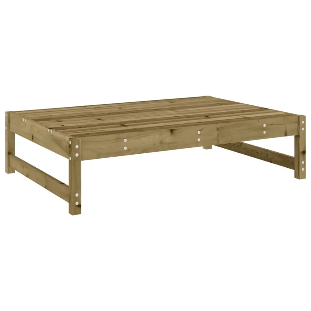 Poggiapiedi da Giardino 120x80 cm Legno Impregnato di Pino