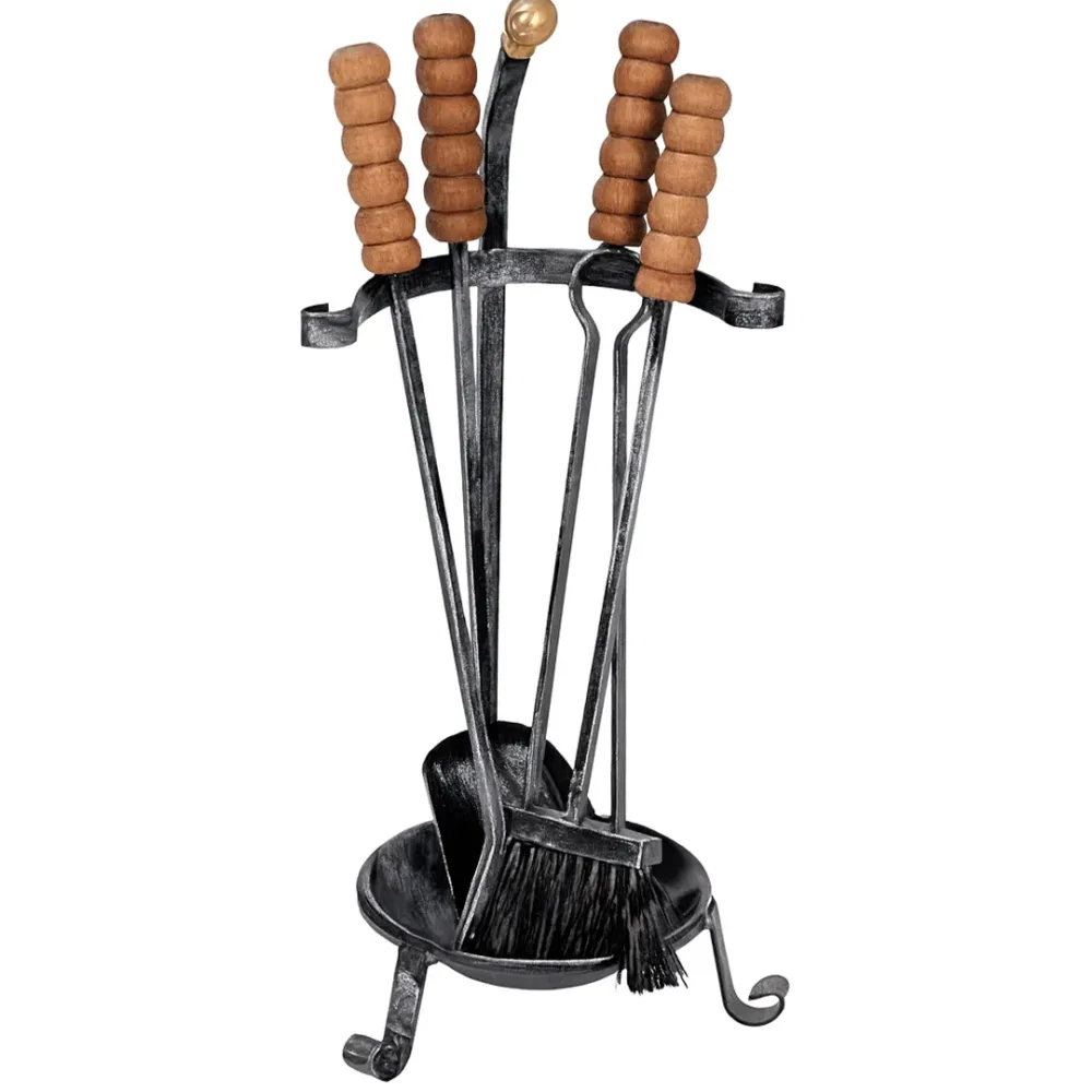 Piantana Camino Kit Simply Ferro Battuto H. 65 cm