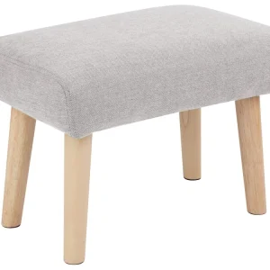 Poggiapiedi tessuto grigio chiaro TAKOMA II