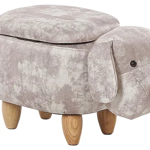 Pouf animaletto velluto beige DOGGY