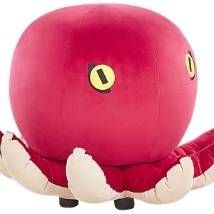 Pouf animaletto velluto rosso motivo polpo OCTOPUS