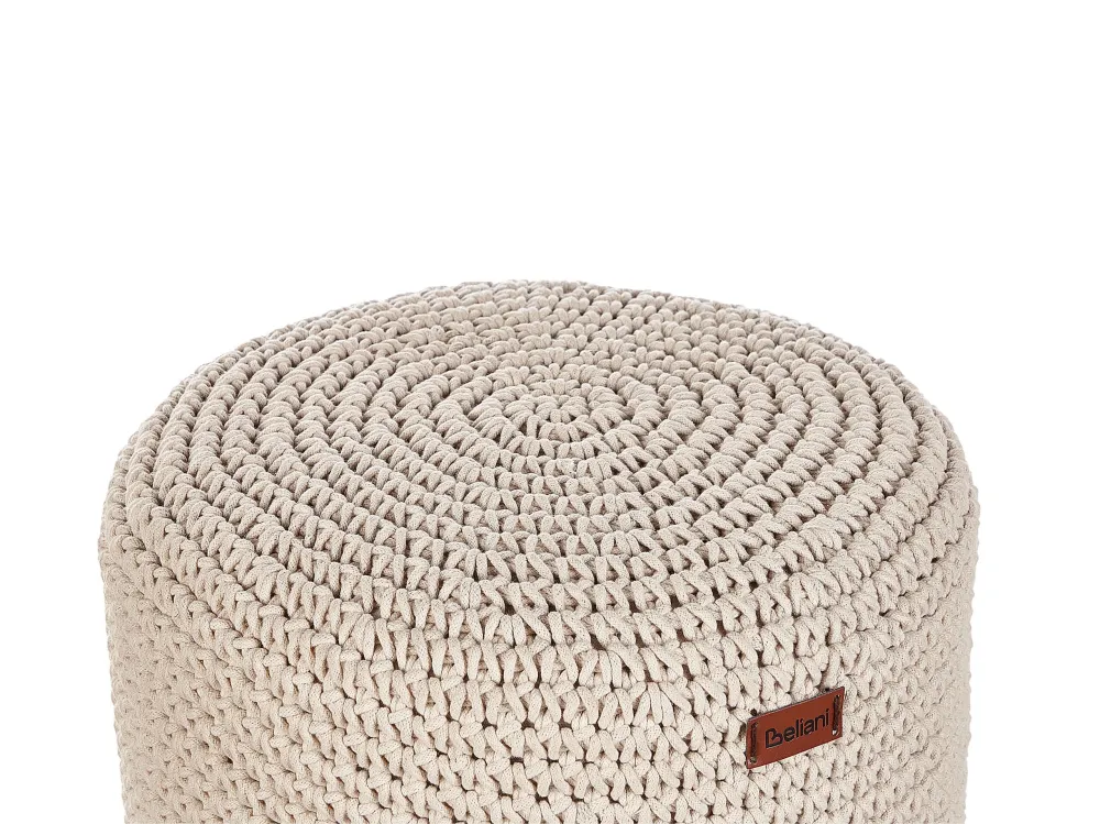 Pouf cotone beige MARDAN