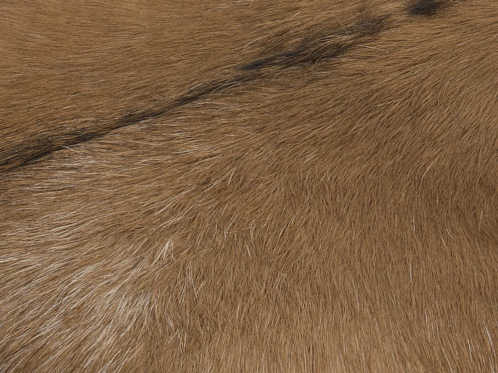 Sgabello poggiapiedi ottomano legno motivo muccato DALTON