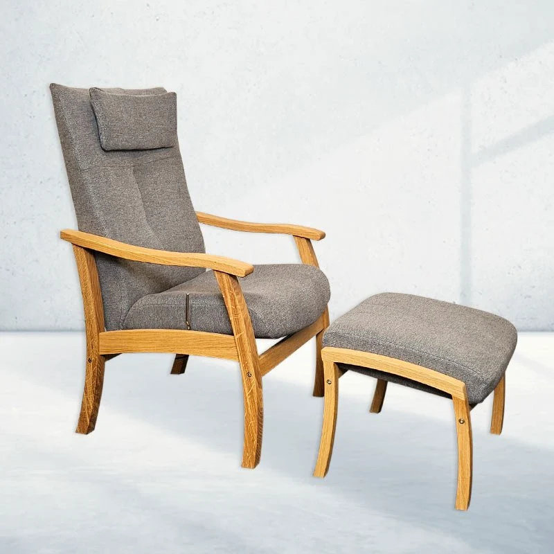 Blokhus Plus poltrona reclinabile Medium - Grigio