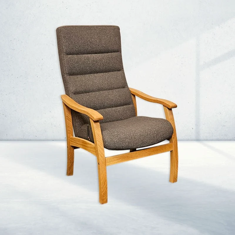 Poltrona relax Hanstholm Plus, misura Medium - marrone