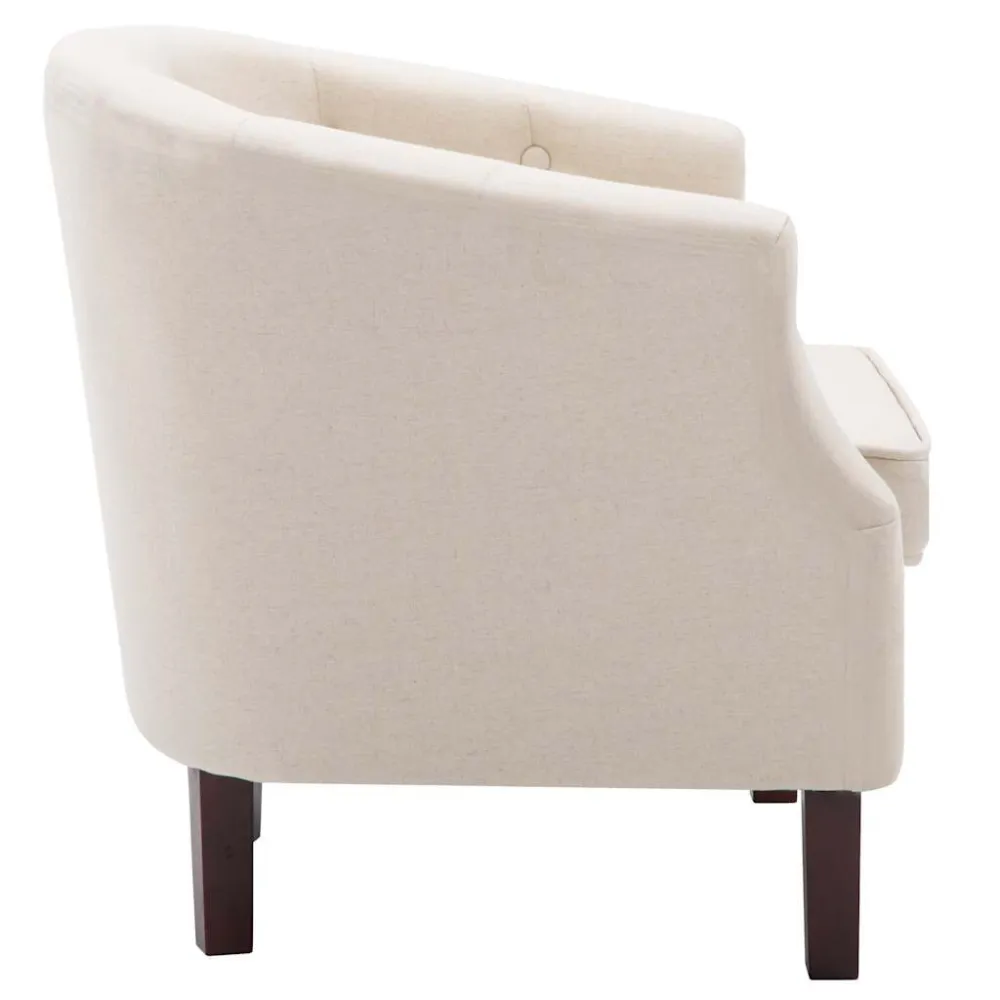 Poltrona Beige Tessuto