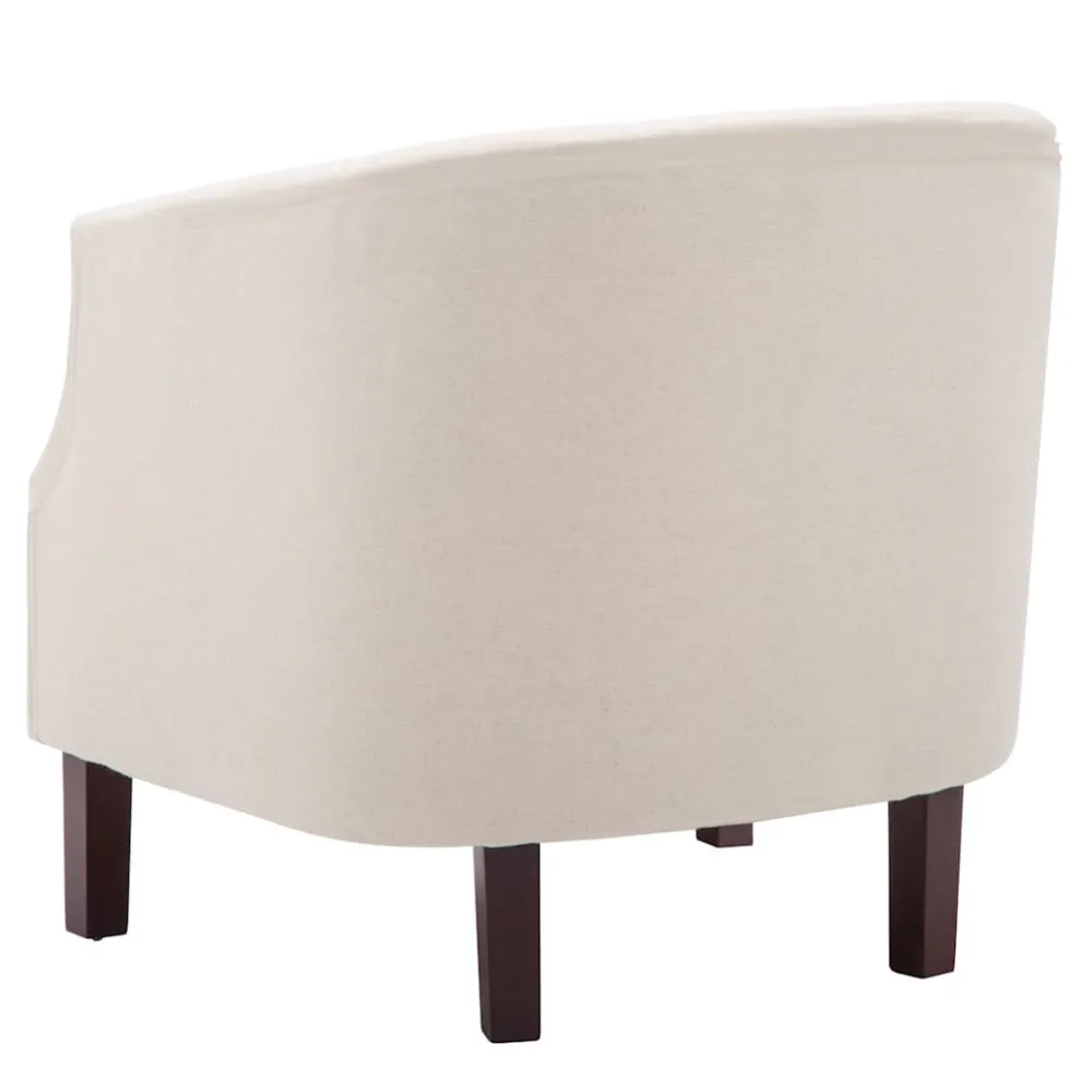 Poltrona Beige Tessuto