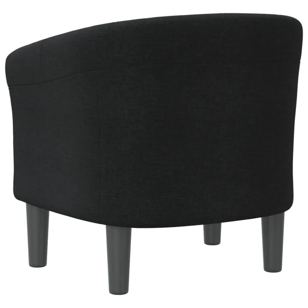 Poltrona Cabriolet Nera Tessuto