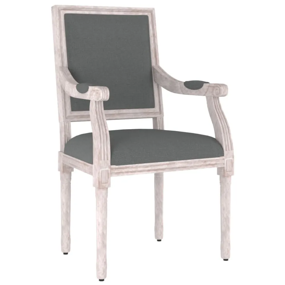 Poltrona Grigio Scuro 54x59x99 cm Tessuto