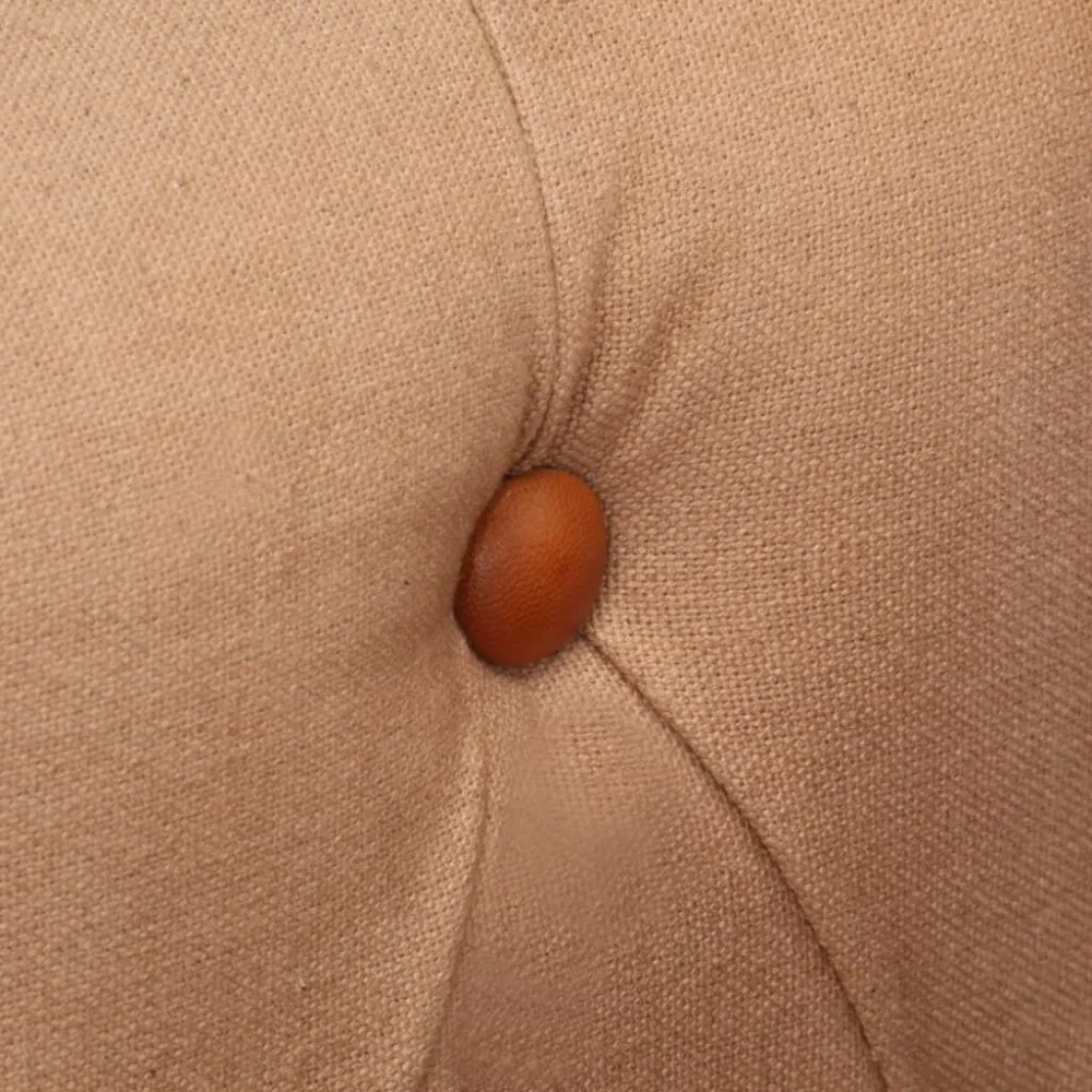 Poltrona Pozzetto Marrone Vera Pelle e Legno Massello Mango