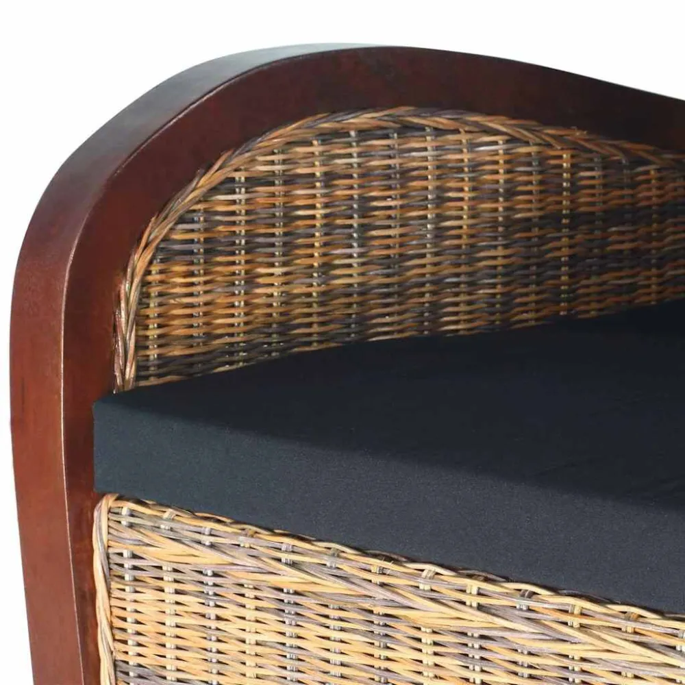 Poltrona Rattan Intrecciato Mano